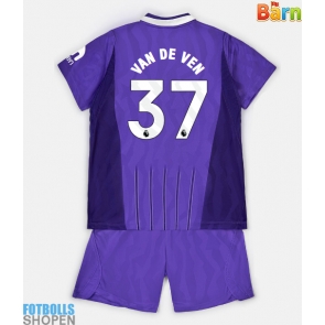 Billiga Tottenham Hotspur Micky van de Ven #37 Tredjeställ Barn 2026-27 Kortärmad (+ Korta byxor)